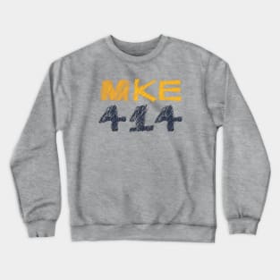 Milwaukee Day 414 • MKE, Wisconsin Crewneck Sweatshirt